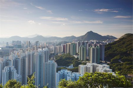 Blick auf Kowloon Bay, Kowloon, Hong Kong, China, Asien Stockbilder - Lizenzpflichtiges, Bildnummer: 841-05846452