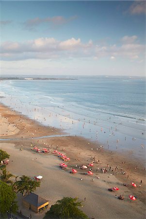 Aerial view of Legian beach, Bali, Indonesia, Southeast Asia, Asia Foto de stock - Con derechos protegidos, Código: 841-05846469