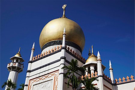 Sultan Mosque, Kampong Glam, Singapore, Southeast Asia, Asia Foto de stock - Con derechos protegidos, Código: 841-05846485