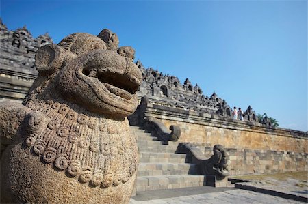 Borobudur Temple, UNESCO World Heritage Site, Java, Indonesia, Southeast Asia, Asia Foto de stock - Con derechos protegidos, Código: 841-05846549