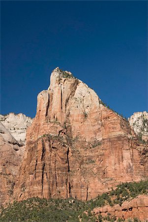 parque nacional zion - Court of the Patriarchs, Zion National Park, Utah, United States of America, North America Foto de stock - Con derechos protegidos, Código: 841-05846593