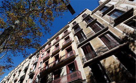 Las Ramblas, central Barcelona, Catalonia, Spain, Europe Foto de stock - Direito Controlado, Número: 841-05846613