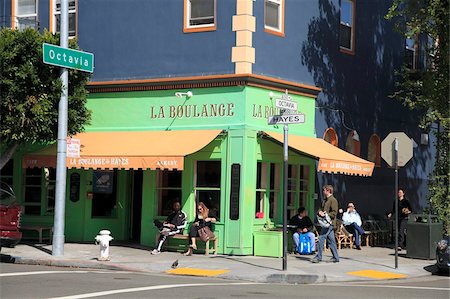 sitting in the corner - Hayes Valley, San Francisco, California, United States of America, North America Stock Photo - Rights-Managed, Code: 841-05846665