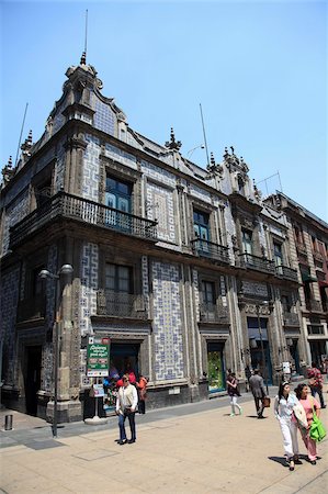 Sanborns department store, Casa de los Azulejos (House of Tiles), originally a palace, Mexico City, Mexico, North America Foto de stock - Con derechos protegidos, Código: 841-05846719