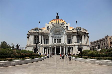 Palacio de Bellas Artes, Konzerthaus, Mexiko-Stadt, Mexiko, Nordamerika Stockbilder - Lizenzpflichtiges, Bildnummer: 841-05846738