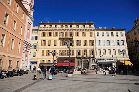 simsearch:841-05846758,k - Place de Palais, Old Town, Nice, Alpes Maritimes, Provence, Cote d'Azur, French Riviera, France, Europe Stock Photo - Rights-Managed, Code: 841-05846754