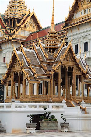 Le Grand Palais, Bangkok (Thaïlande), l'Asie du sud-est, Asie Photographie de stock - Rights-Managed, Code: 841-05846776