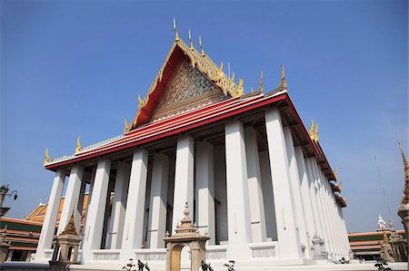 picture of thailand city - Wat Pho (Wat Po) (Wat Phra Chetuphon), oldest Buddhist temple in the city, Rattanakosin (Ratanakosin), Bangkok, Thailand, Southeast Asia, Asia Stock Photo - Rights-Managed, Code: 841-05846796