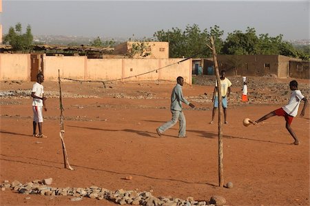 Soccer game, Bamako, Mali, West Africa, Africa Foto de stock - Con derechos protegidos, Código: 841-05846916