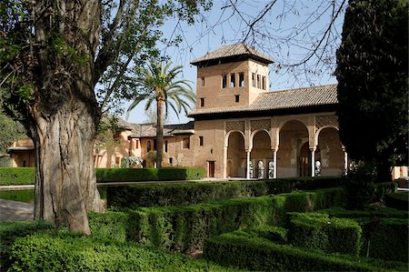 Palacio del Partal, Alhambra, patrimoine mondial de l'UNESCO, Grenade, Andalousie, Espagne, Europe Photographie de stock - Rights-Managed, Code: 841-05847012