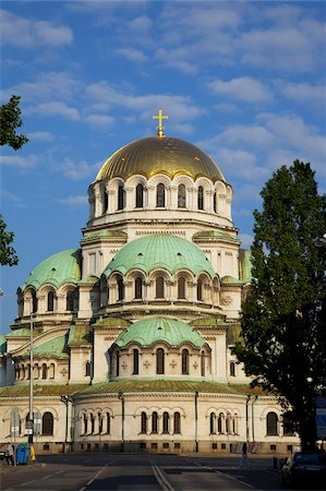 Aleksandur Nevski Memorial Church, Ploshtad Aleksandur Nevski Place, Boulevard Moskovska Oborishte, Sofia, Bulgaria, Europe Foto de stock - Con derechos protegidos, Código: 841-05847066