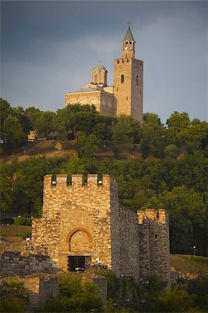Main Gate, Church of the Blessed Saviour, Patriarchal Complex under stormy sky, Fortress of Tsarevets, Veliko Tarnovo, Bulgaria, Europe Stock Photo - Rights-Managed, Code: 841-05847096