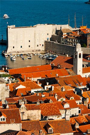 simsearch:841-06449557,k - Old town view, Dubrovnik, UNESCO World Heritage Site, Dubrovnik-Neretva county, Croatia, Europe Stock Photo - Rights-Managed, Code: 841-05847315