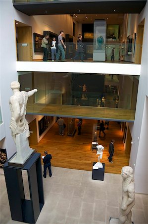 Ashmolean Museum interior, Oxford University, Oxford, Oxfordshire, England, United Kingdom, Europe Foto de stock - Con derechos protegidos, Código: 841-05847371
