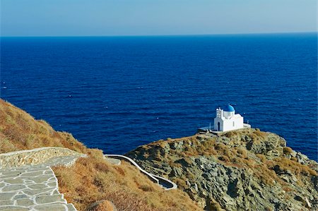 The church of Seven Martyrs, Kastro, Sifnos, Cyclades Islands, Greek Islands, Aegean Sea, Greece, Europe Stock Photo - Rights-Managed, Code: 841-05847518