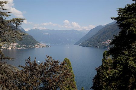 Vue du lac de Côme, Lombardie, lacs italiens, Italie, Europe Photographie de stock - Rights-Managed, Code: 841-05847825