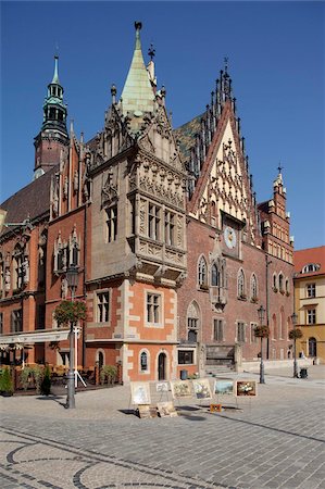 simsearch:841-05847937,k - Market Square and Town Hall, Old Town, Wroclaw, Silesia, Poland, Europe Foto de stock - Con derechos protegidos, Código: 841-05847993