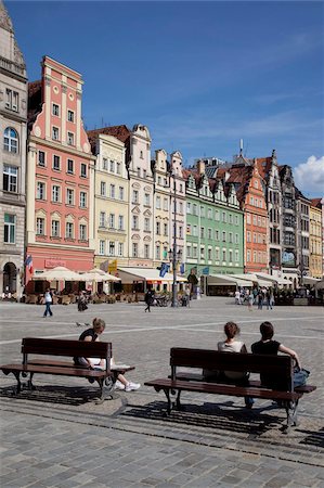 simsearch:841-02706289,k - Place du marché, Old Town, Wroclaw, Silésie, Pologne, Europe Photographie de stock - Rights-Managed, Code: 841-05848092