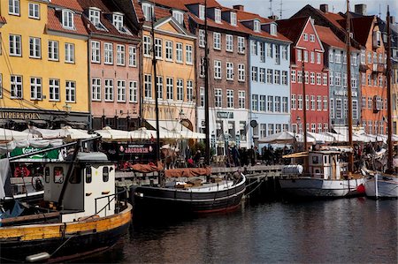 Nyhavn, Copenhagen, Denmark, Scandinavia, Europe Stock Photo - Rights-Managed, Code: 841-05848160