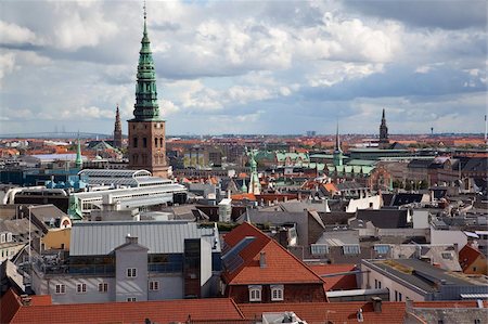 danemark - View from the Round Tower, Copenhagen, Denmark, Scandinavia, Europe Foto de stock - Con derechos protegidos, Código: 841-05848171