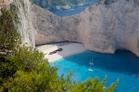 european beaches - Shipwreck Bay, Zakynthos, Ionian Islands, Greek Islands, Greece, Europe Stock Photo - Rights-Managed, Code: 841-05848290