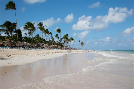 Plage de Bávaro, Punta Cana, République dominicaine, Antilles, Caraïbes, Amérique centrale Photographie de stock - Rights-Managed, Code: 841-05848368