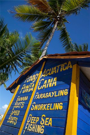 punta cana - Watersports Hut, Bavaro Beach, Punta Cana, Dominican Republic, West Indies, Caribbean, Central America Stock Photo - Rights-Managed, Code: 841-05848374