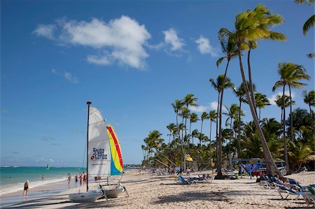 république dominicaine - Plage de Bávaro, Punta Cana, République dominicaine, Antilles, Caraïbes, Amérique centrale Photographie de stock - Rights-Managed, Code: 841-05848388