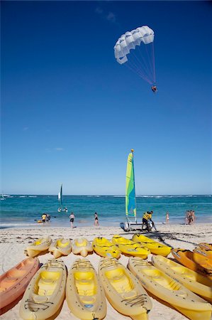 Sports nautiques, la plage de Bavaro, Punta Cana, République dominicaine, Antilles, Caraïbes, Amérique centrale Photographie de stock - Rights-Managed, Code: 841-05848397