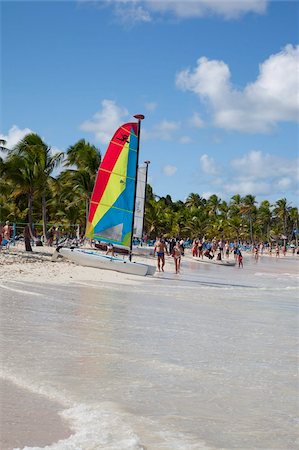 république dominicaine - Plage de Bávaro, Punta Cana, République dominicaine, Antilles, Caraïbes, Amérique centrale Photographie de stock - Rights-Managed, Code: 841-05848407