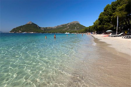 spain adult beach - Platja Formentor, near Port de Pollenca (Puerto Pollensa), Mallorca (Majorca), Balearic Islands, Spain, Mediterranean, Europe Stock Photo - Rights-Managed, Code: 841-05848600