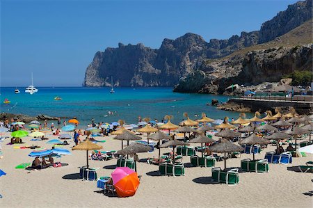 Cala San Vincente (Cala Sant Vicenc), Mallorca (Majorca), Balearic Islands, Spain, Mediterranean, Europe Foto de stock - Con derechos protegidos, Código: 841-05848656