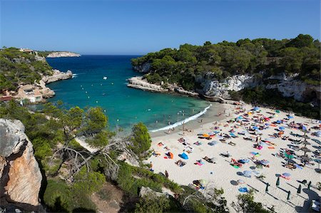 Cala Llombards, Mallorca (Majorca), Balearic Islands, Spain, Mediterranean, Europe Foto de stock - Con derechos protegidos, Código: 841-05848753