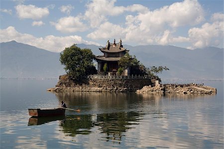 Lesser Putuo Island, Erhai Lake, Dali, Yunnan, China, Asia Stock Photo - Rights-Managed, Code: 841-05959719