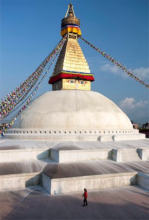 simsearch:841-03870936,k - Stupa de Bodhnath (Boudhanth) (Boudha), un des sites plus sacrés de bouddhiste dans Katmandou, patrimoine mondial de l'UNESCO et l'un des stupas plus grands dans le monde, Katmandou, Népal, Asie Photographie de stock - Rights-Managed, Code: 841-05959830