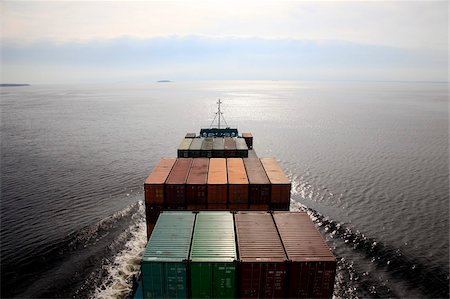 ship with containers - Container ship, Baltic Sea, Sweden, Scandinavia, Europe Stock Photo - Rights-Managed, Code: 841-05959995