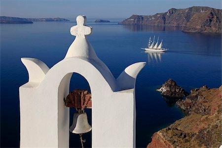 Oia, Santorin, Îles Cyclades, îles grecques, Grèce, Europe Photographie de stock - Rights-Managed, Code: 841-05960040