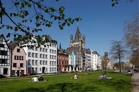 Frankenwerft, Great Saint Martin, Cologne, North Rhine Westphalia, Germany, Europe Stock Photo - Rights-Managed, Code: 841-05960105