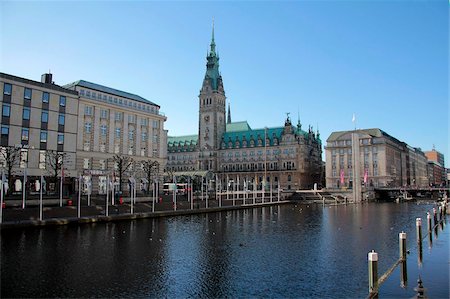 City Hall, Hamburg, Germany, Europe Stock Photo - Rights-Managed, Code: 841-05960110