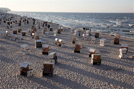 Beach at the Baltic Sea spa of Heringsdorf, Usedom, Mecklenburg-Western Pomerania, Germany, Europe Foto de stock - Con derechos protegidos, Código: 841-05960185