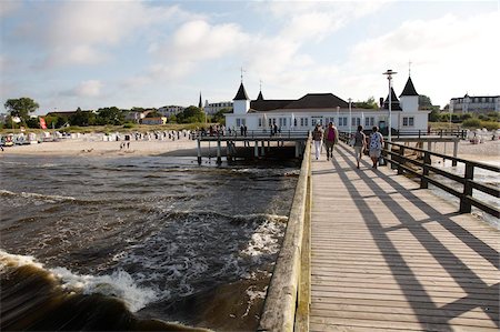 Baltic Sea spa of Ahlbeck, Usedom, Mecklenburg-Western Pomerania, Germany, Europe Stock Photo - Rights-Managed, Code: 841-05960182