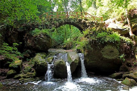 Wasserfall Schiessentumpel am Mullerthal, Luxemburg, Europa Stockbilder - Lizenzpflichtiges, Bildnummer: 841-05960197