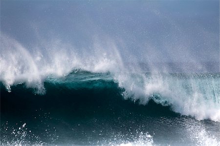 Waves and spray off Santa Maria, Island Sal, Cape Verde, Atlantic Ocean, Africa Foto de stock - Con derechos protegidos, Código: 841-05960233