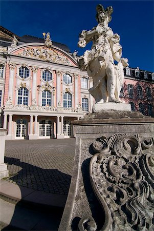royauté - Electoral palace, Trèves, Rhénanie-Palatinat, Allemagne, Europe Photographie de stock - Rights-Managed, Code: 841-05960337