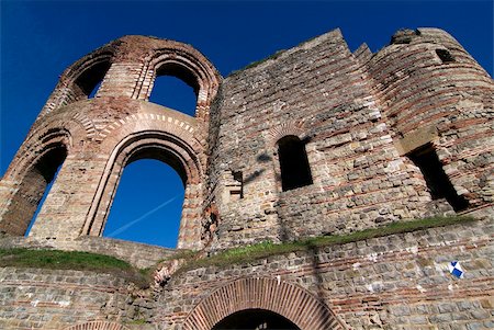 Roman ruins of the Kaiserthermen, UNESCO World Heritage Site, Trier, Rhineland-Palatinate, Germany, Europe Stock Photo - Rights-Managed, Code: 841-05960340