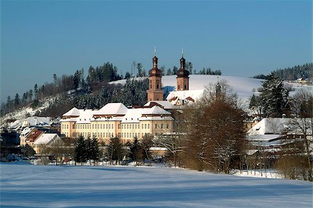 simsearch:841-06805562,k - Abbaye Sankt Peter, forêt noire, Bade-Wurtemberg, Allemagne, Europe Photographie de stock - Rights-Managed, Code: 841-05960363