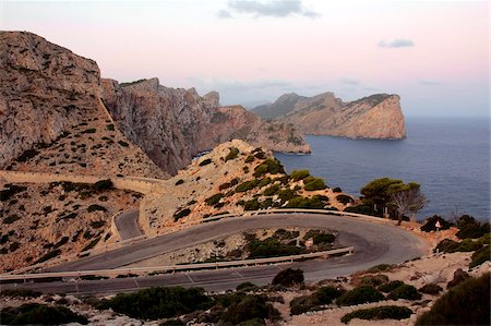 die balearen - Cap de Formentor, Majorque, Baléares Îles, Espagne, Méditerranée, Europe Photographie de stock - Rights-Managed, Code: 841-05960388