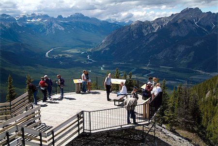 simsearch:841-05847639,k - Sulphur Mountain near Banff, Banff National Park, UNESCO World Heritage Site, Alberta, Rocky Mountains, Canada, North America Foto de stock - Con derechos protegidos, Código: 841-05960405