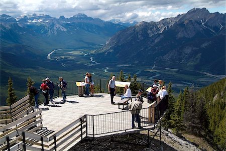 simsearch:841-05960409,k - Sulphur Mountain near Banff, Banff National Park, UNESCO World Heritage Site, Alberta, Rocky Mountains, Canada, North America Foto de stock - Con derechos protegidos, Código: 841-05960405