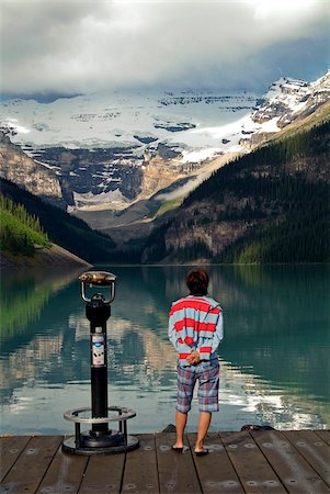 Lake Louise, Banff National Park, UNESCO World Heritage Site, Alberta, Rocky Mountains, Canada, North America Stock Photo - Rights-Managed, Code: 841-05960408